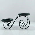 Designer black pot stand