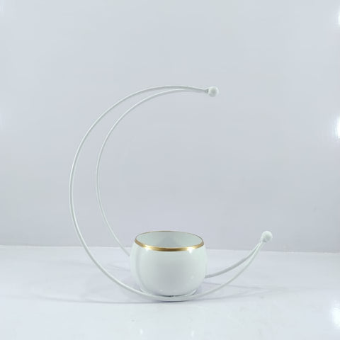 Moon planter (white)