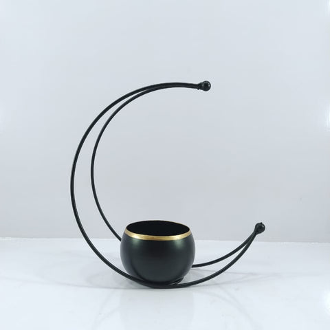 Moon planter (black)